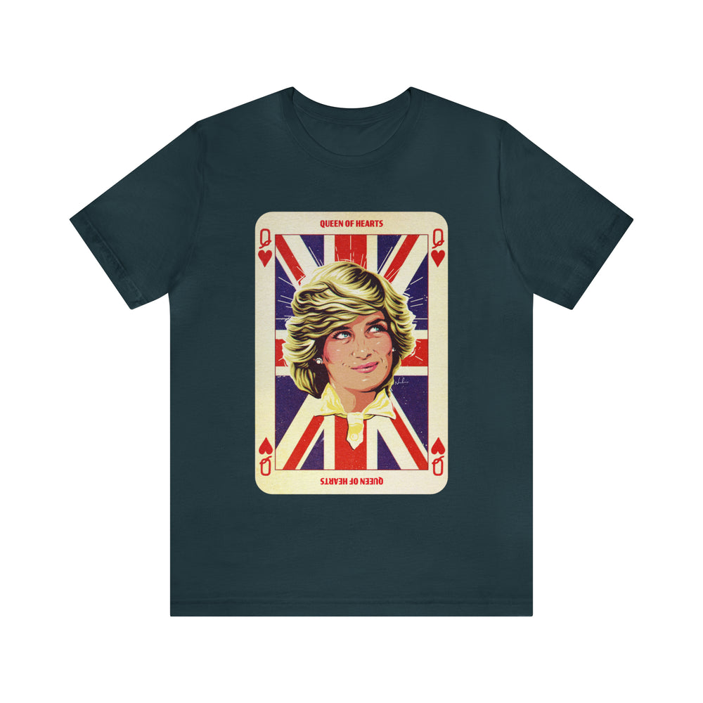 Queen Of Hearts [UK-Printed] - Unisex Jersey Short Sleeve Tee