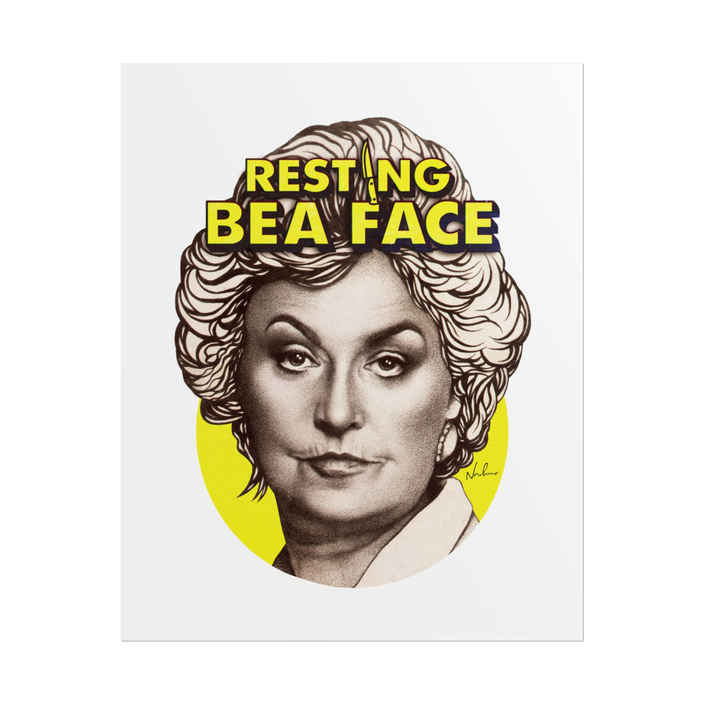 RESTING BEA FACE - Rolled Posters