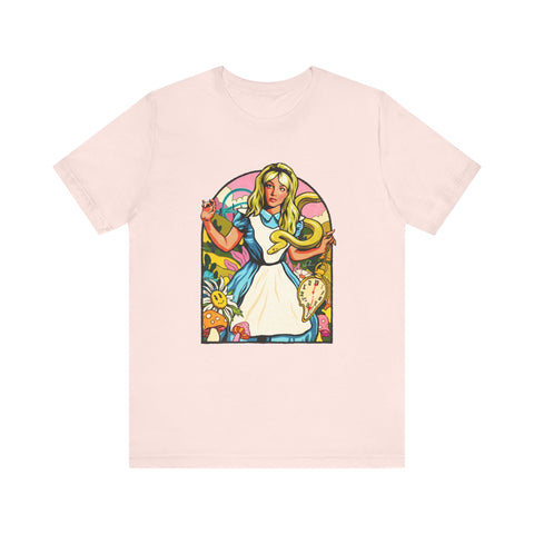 Down The Rabbit Hole [US-Printed] - Unisex Jersey Short Sleeve Tee