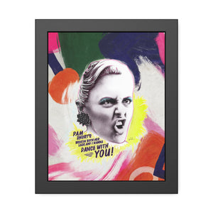 LIZ HOLT [Coloured-BG] - Framed Paper Posters