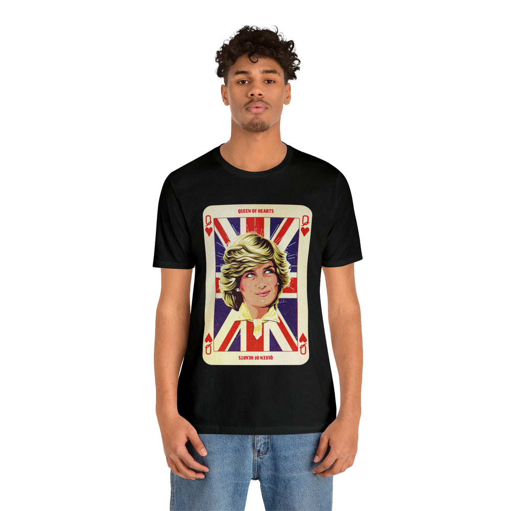 Queen Of Hearts [UK-Printed] - Unisex Jersey Short Sleeve Tee