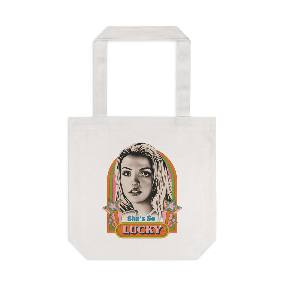 She's So Lucky [Australian-Printed] - Cotton Tote Bag