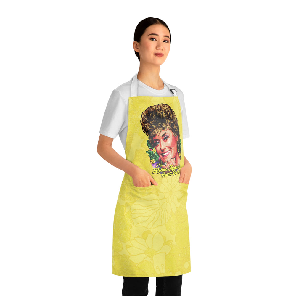 I Use Mother Nature’s Credit Card! - Apron (AOP)