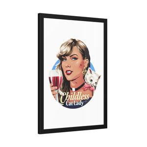 Childless Cat Lady - Framed Paper Posters