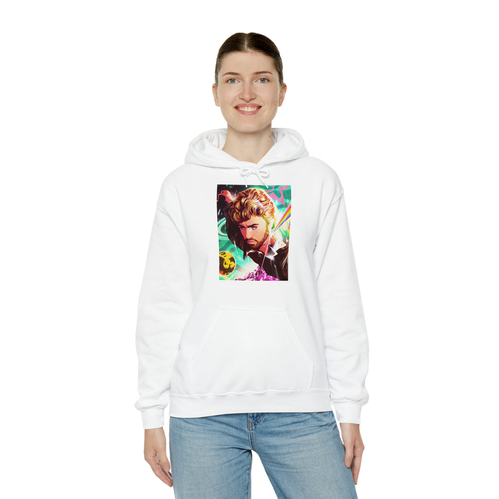 GALACTIC GEORGE [Australian-Printed] - Unisex Heavy Blend™ Hooded Sweatshirt