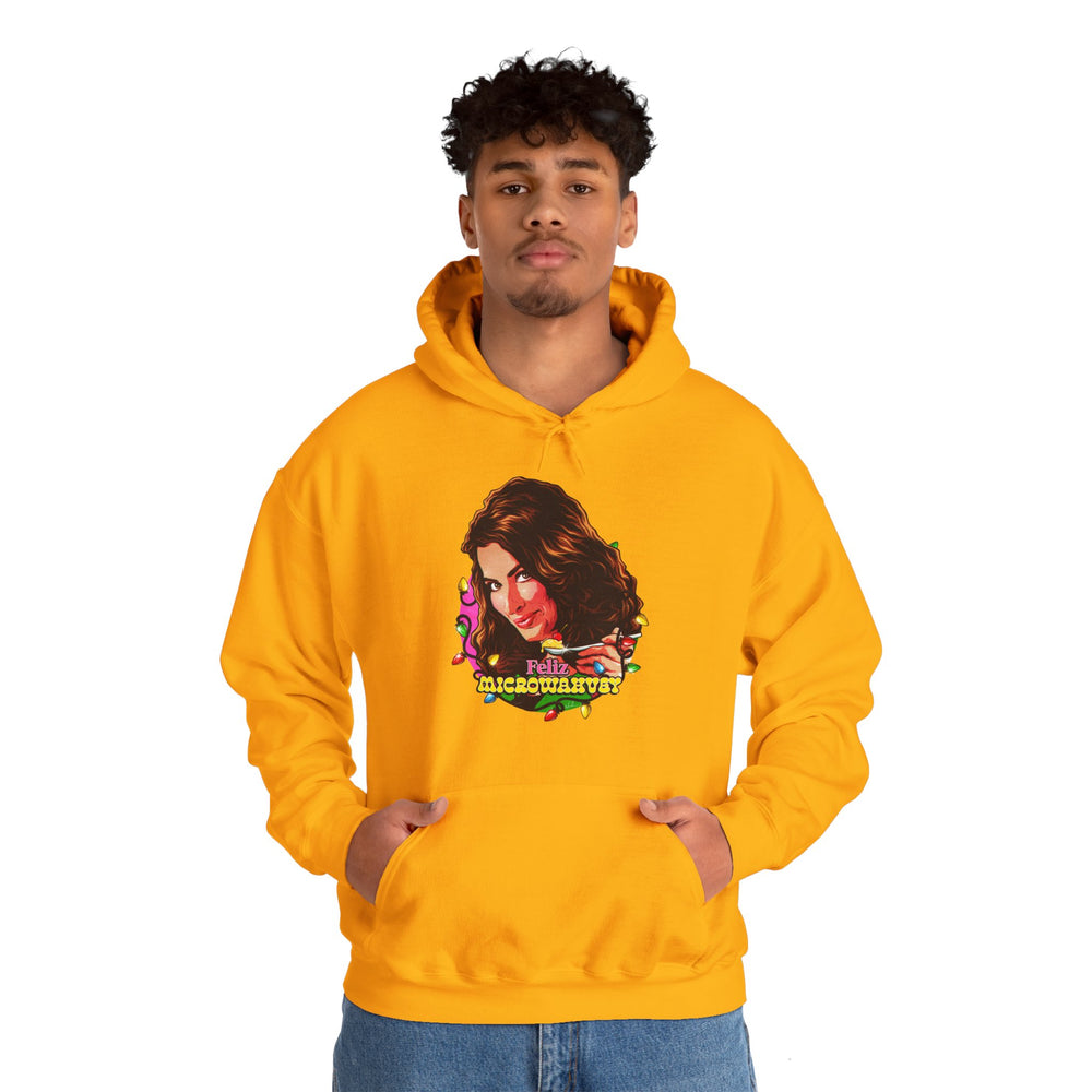 Feliz Microwahvey [US-Printed] - Unisex Heavy Blend™ Hooded Sweatshirt