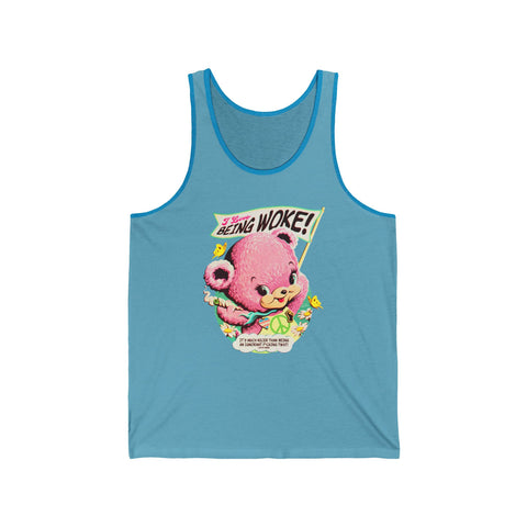 I Love Being Woke [US-Printed] - Unisex Jersey Tank - Unisex Jersey Tank