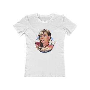 Childless Cat Lady [Australian-Printed] - Women's The Boyfriend Tee