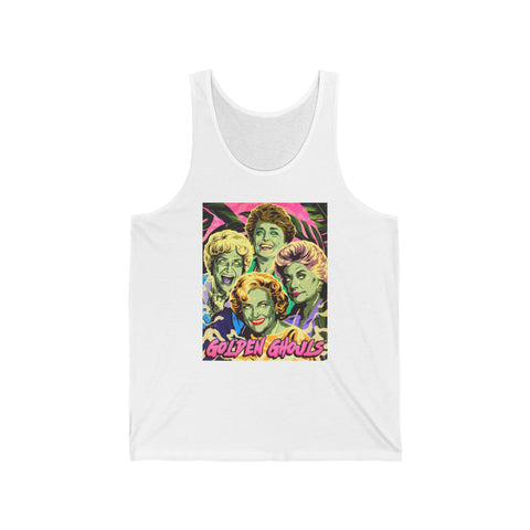 GOLDEN GHOULS [US-Printed] - Unisex Jersey Tank