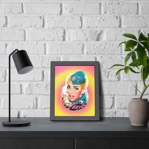 TOXIC [Coloured-BG] - Framed Paper Posters