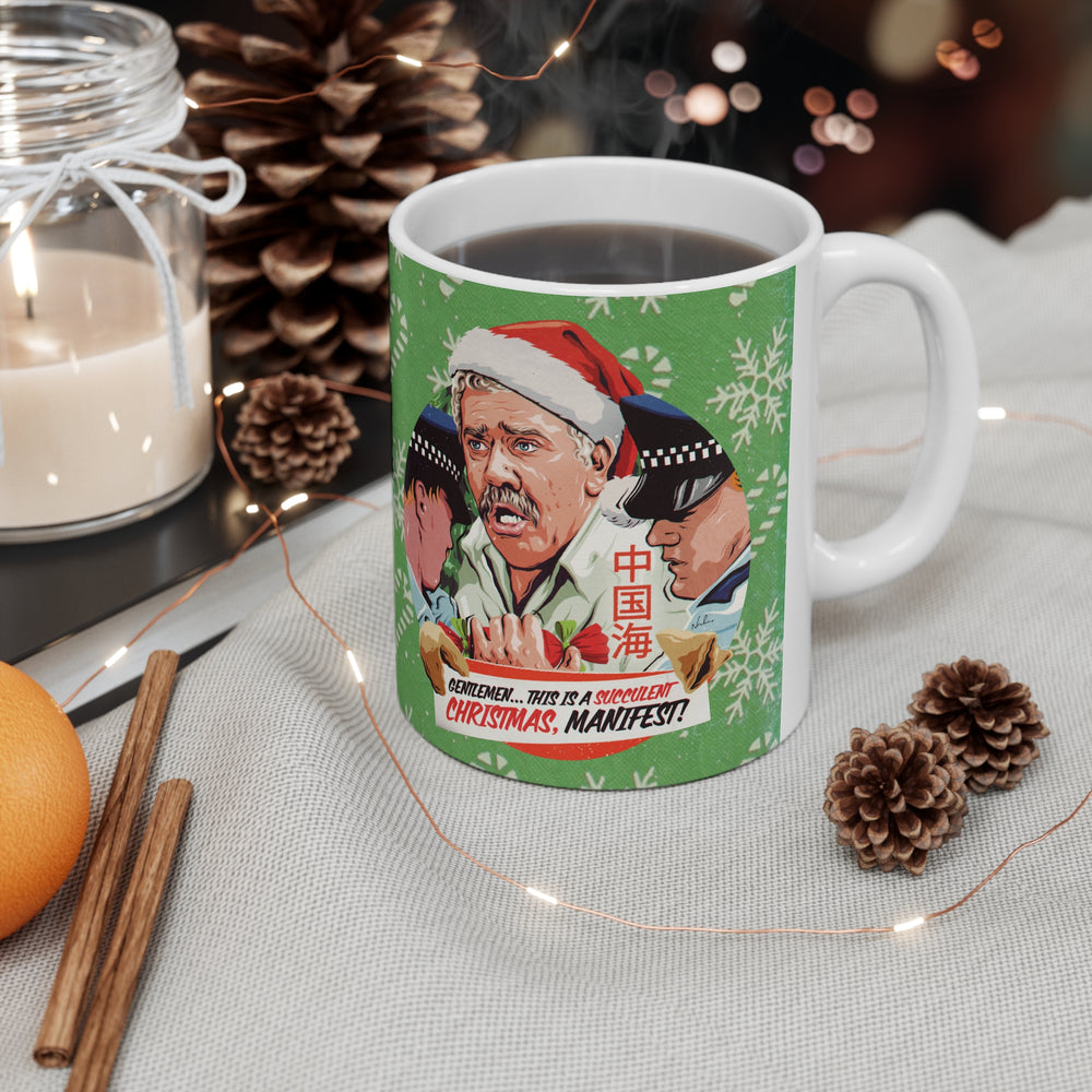 GENTLEMEN... THIS IS A SUCCULENT CHRISTMAS, MANIFEST! [UK-Printed] - Mug