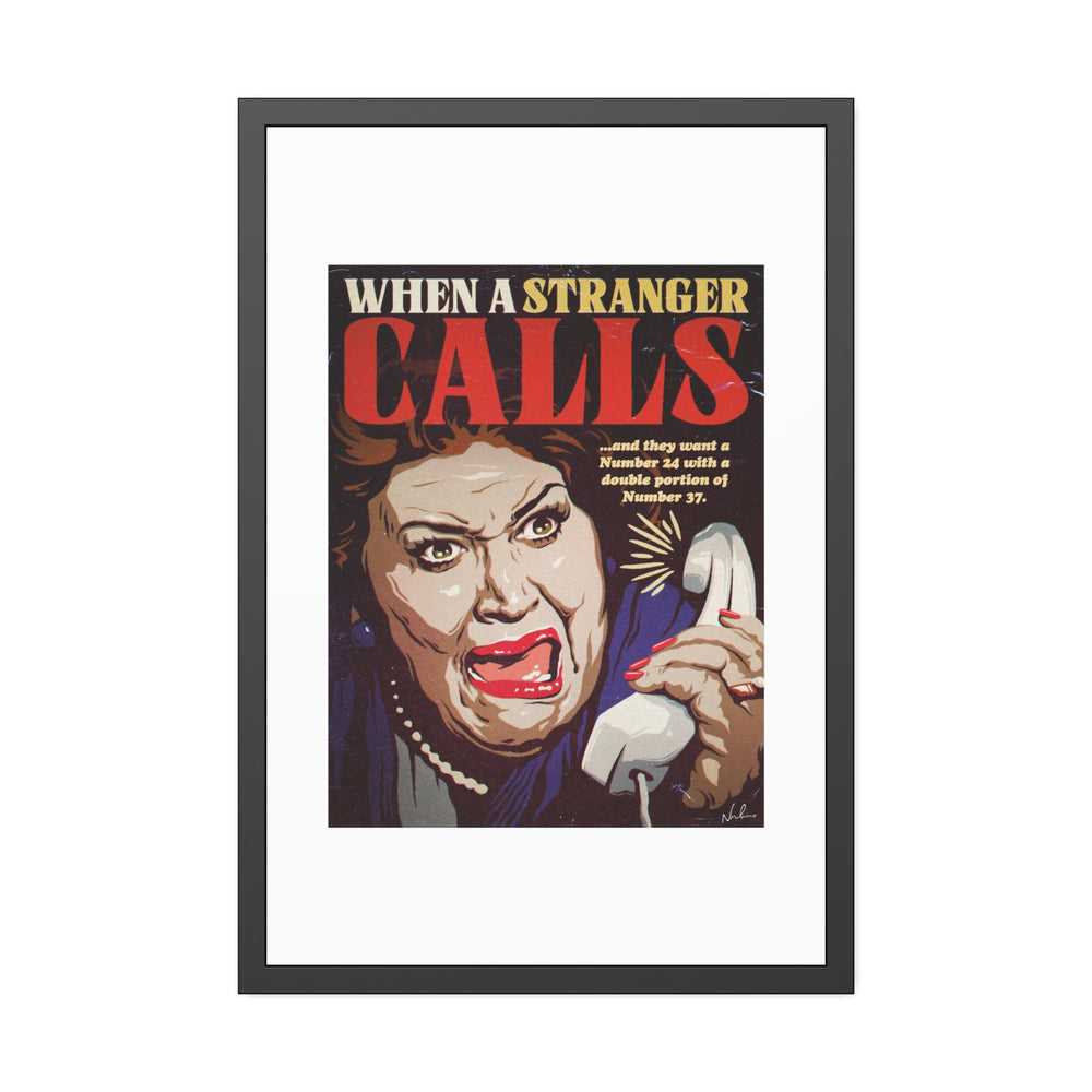 When A Stranger Calls - Framed Paper Posters