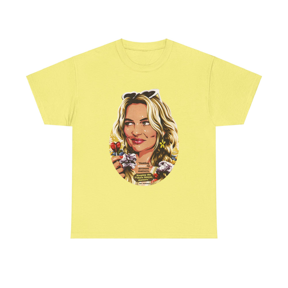 AMY - Website Version [Australian-Printed] - Unisex Heavy Cotton Tee