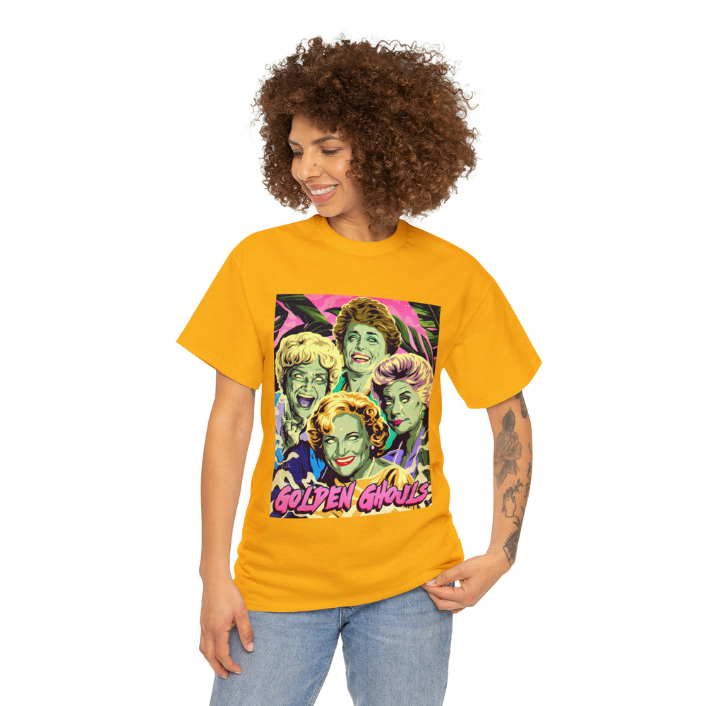 GOLDEN GHOULS [Australian-Printed] - Unisex Heavy Cotton Tee