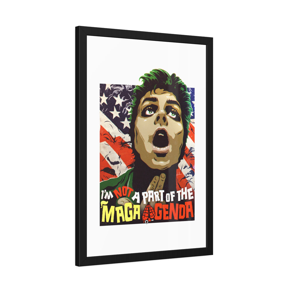 MAGA AGENDA - Framed Paper Posters