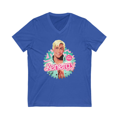 KENERGY - Unisex Jersey Short Sleeve V-Neck Tee