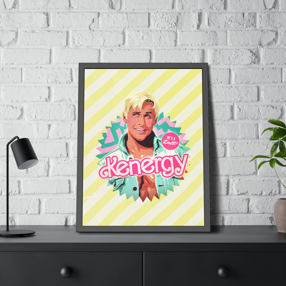 KENERGY [Coloured-BG] - Framed Paper Posters