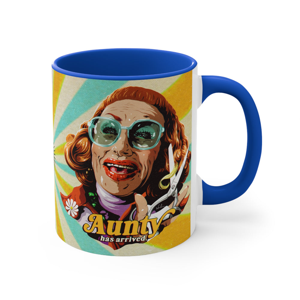 Aunty Has Arrived - 11oz Accent Mug (Australian Printed)
