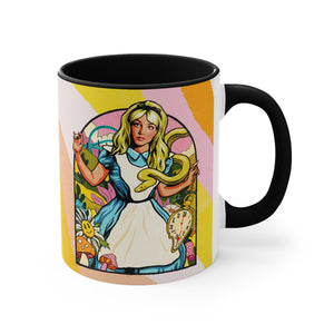 Down The Rabbit Hole - 11oz Accent Mug (Australian Printed)