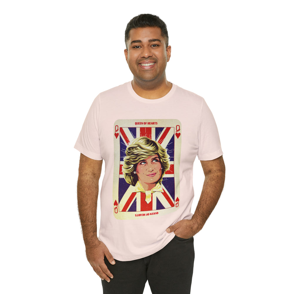 Queen Of Hearts [UK-Printed] - Unisex Jersey Short Sleeve Tee