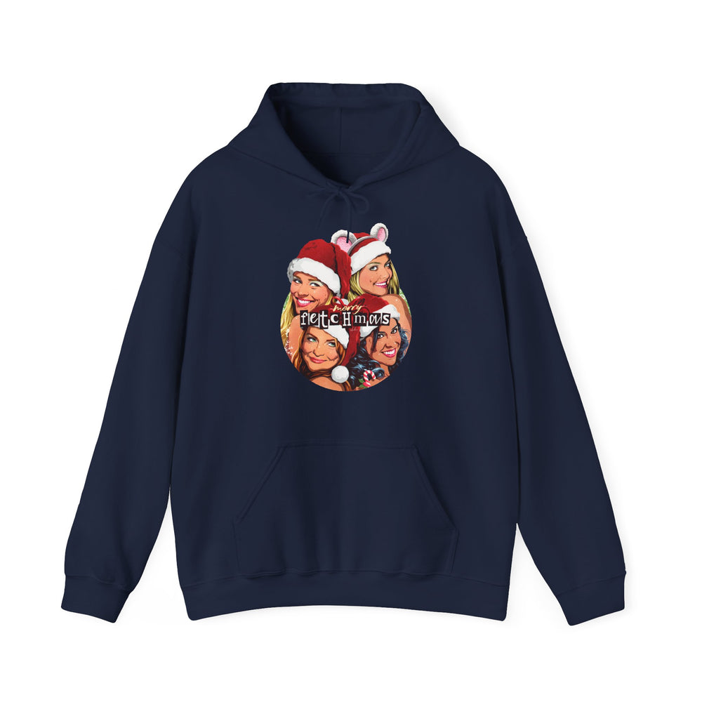 Merry Fetchmas! [Australian-Printed] - Unisex Heavy Blend™ Hooded Sweatshirt