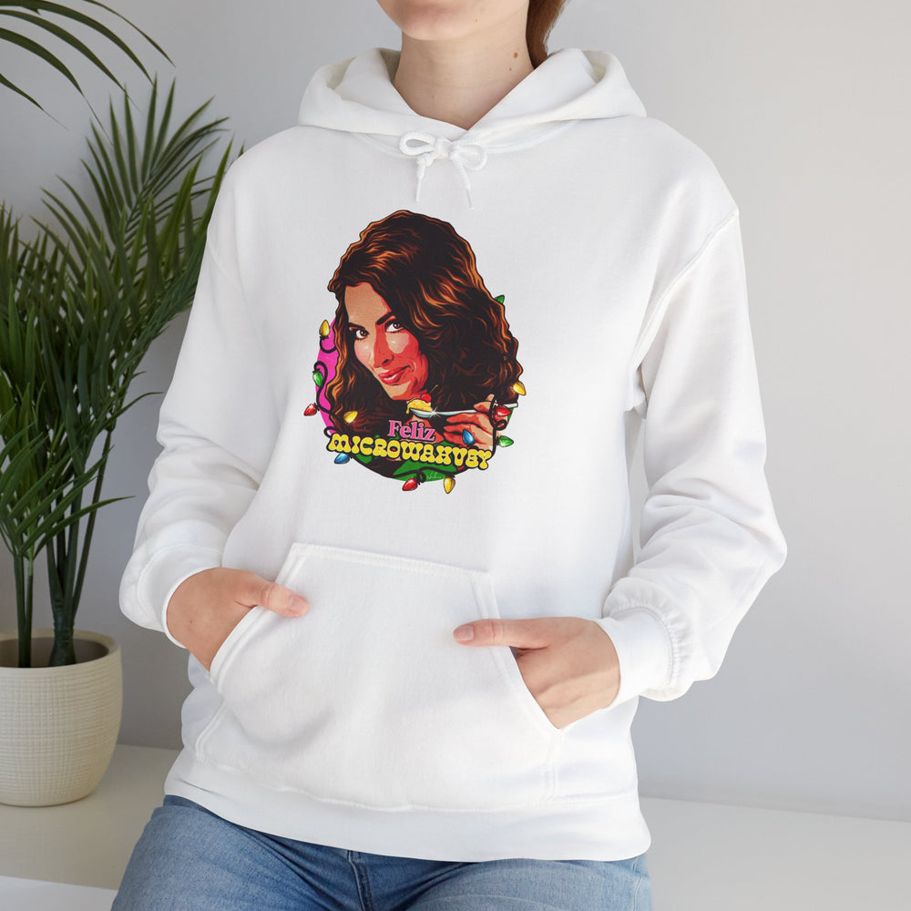 Feliz Microwahvey [US-Printed] - Unisex Heavy Blend™ Hooded Sweatshirt