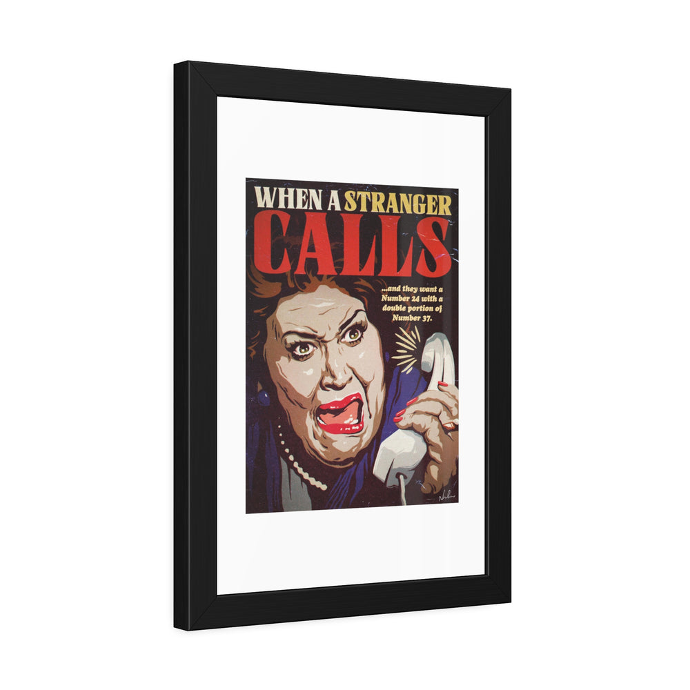 When A Stranger Calls - Framed Paper Posters