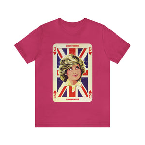 Queen Of Hearts [UK-Printed] - Unisex Jersey Short Sleeve Tee