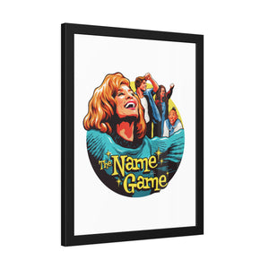The Name Game - Framed Paper Posters