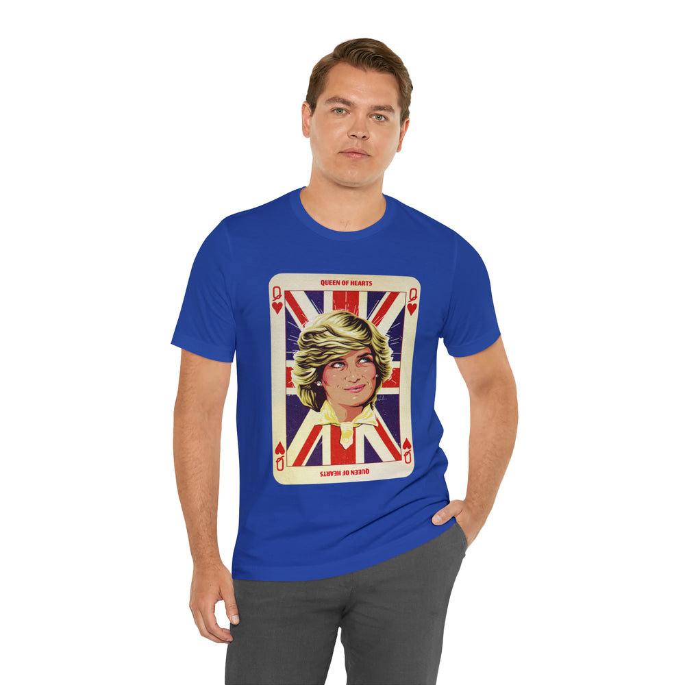 Queen Of Hearts [UK-Printed] - Unisex Jersey Short Sleeve Tee