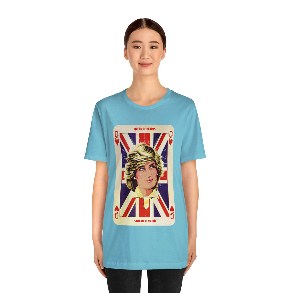 Queen Of Hearts [UK-Printed] - Unisex Jersey Short Sleeve Tee