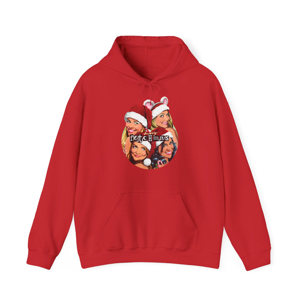 Merry Fetchmas! [Australian-Printed] - Unisex Heavy Blend™ Hooded Sweatshirt