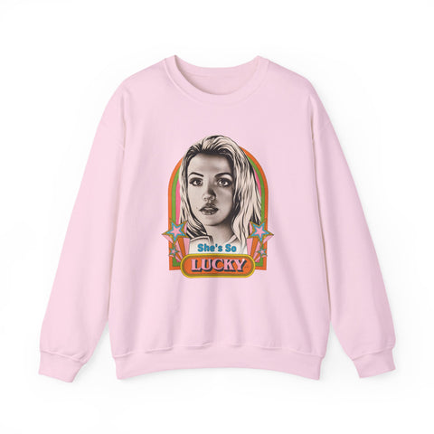She's So Lucky [US-Printed] Unisex Heavy Blend™ Crewneck Sweatshirt
