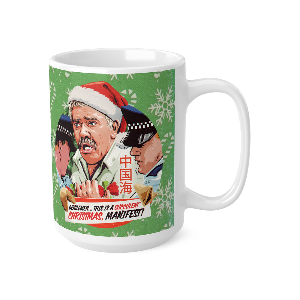 GENTLEMEN... THIS IS A SUCCULENT CHRISTMAS, MANIFEST! [UK-Printed] - Mug
