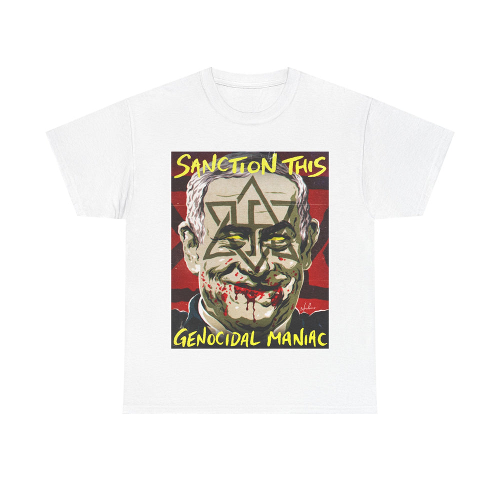 Sanction This Genocidal Maniac [Australian-Printed] - Unisex Heavy Cotton Tee