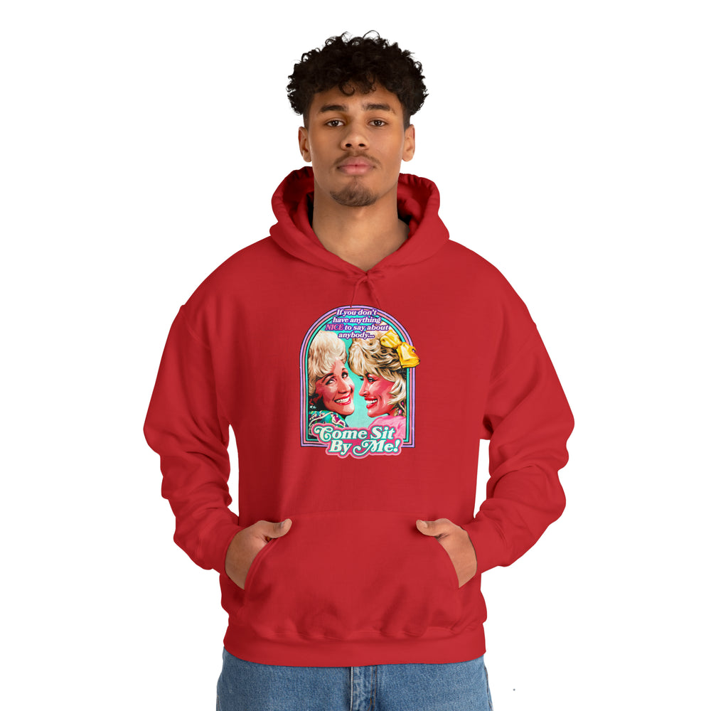 Come Sit By Me! [Australian-Printed] - Unisex Heavy Blend™ Hooded Sweatshirt