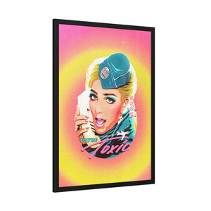 TOXIC [Coloured-BG] - Framed Paper Posters