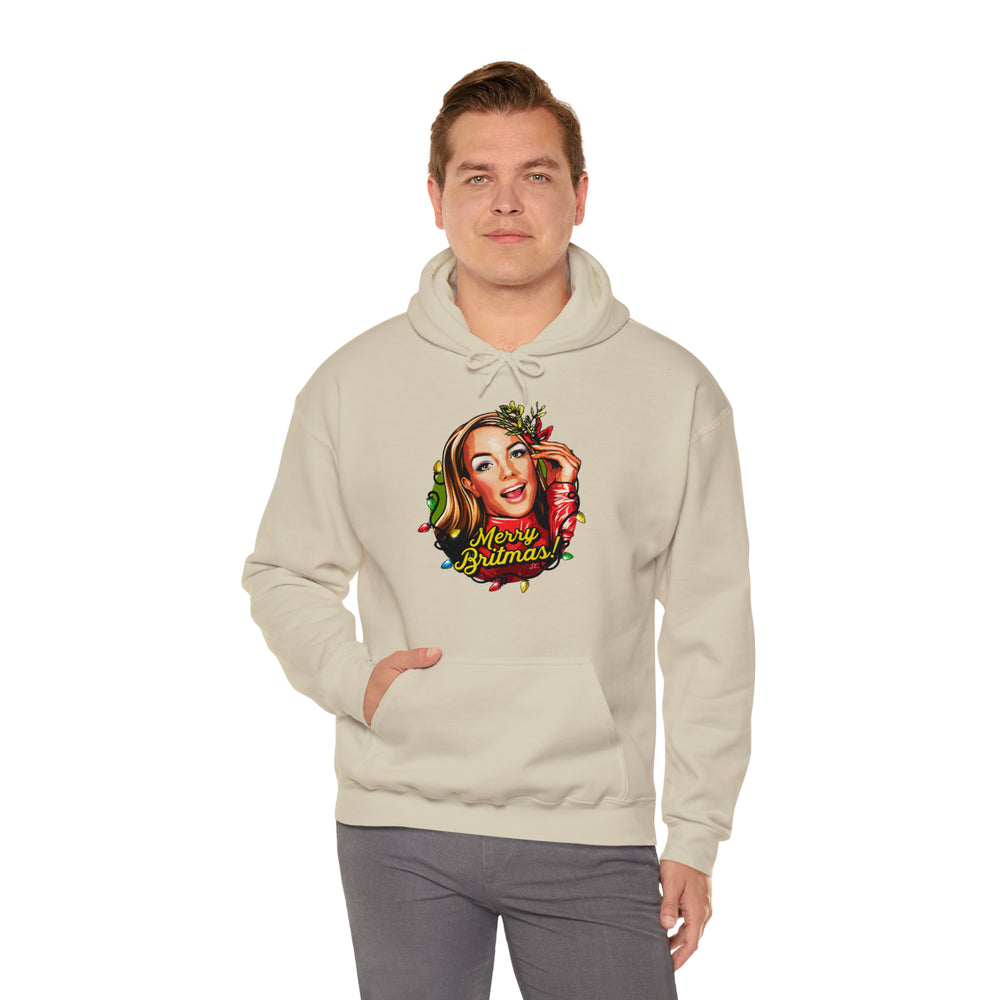 Merry Britmas! [Australian-Printed] - Unisex Heavy Blend™ Hooded Sweatshirt