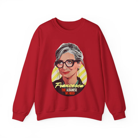 FRANCESCA ALBANESE [UK-Printed] - Unisex Heavy Blend™ Crewneck Sweatshirt