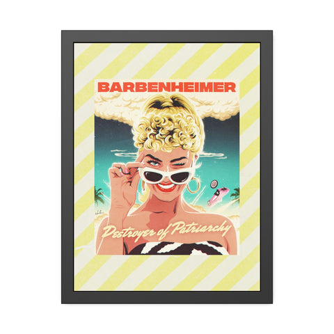 BARBENHEIMER [Coloured-BG] - Framed Paper Posters