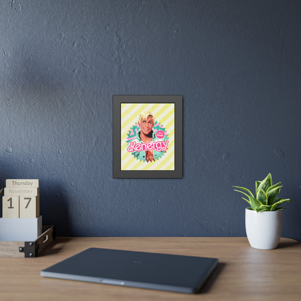 KENERGY [Coloured-BG] - Framed Paper Posters