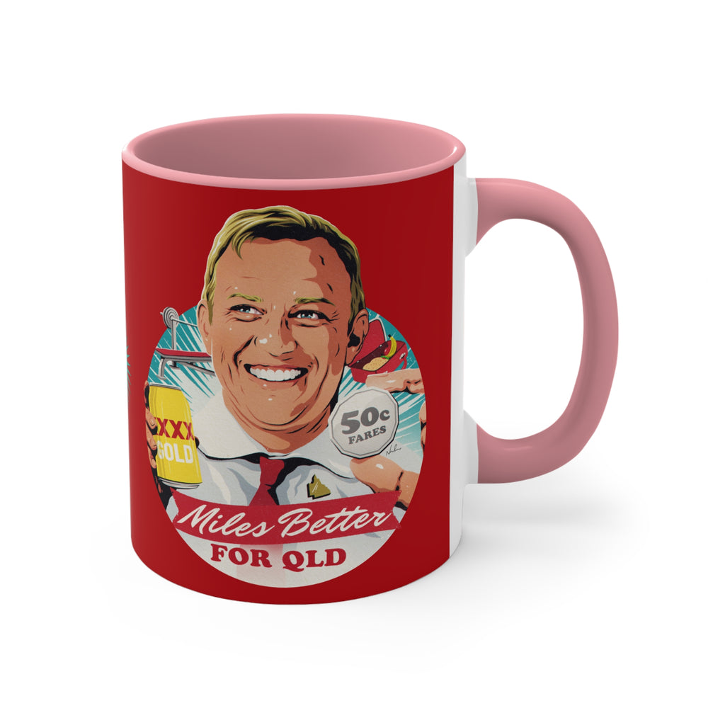 Miles Better For QLD - 11oz Accent Mug (Australian Printed)