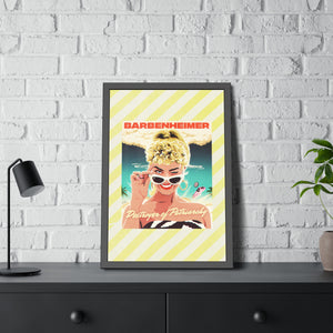 BARBENHEIMER [Coloured-BG] - Framed Paper Posters