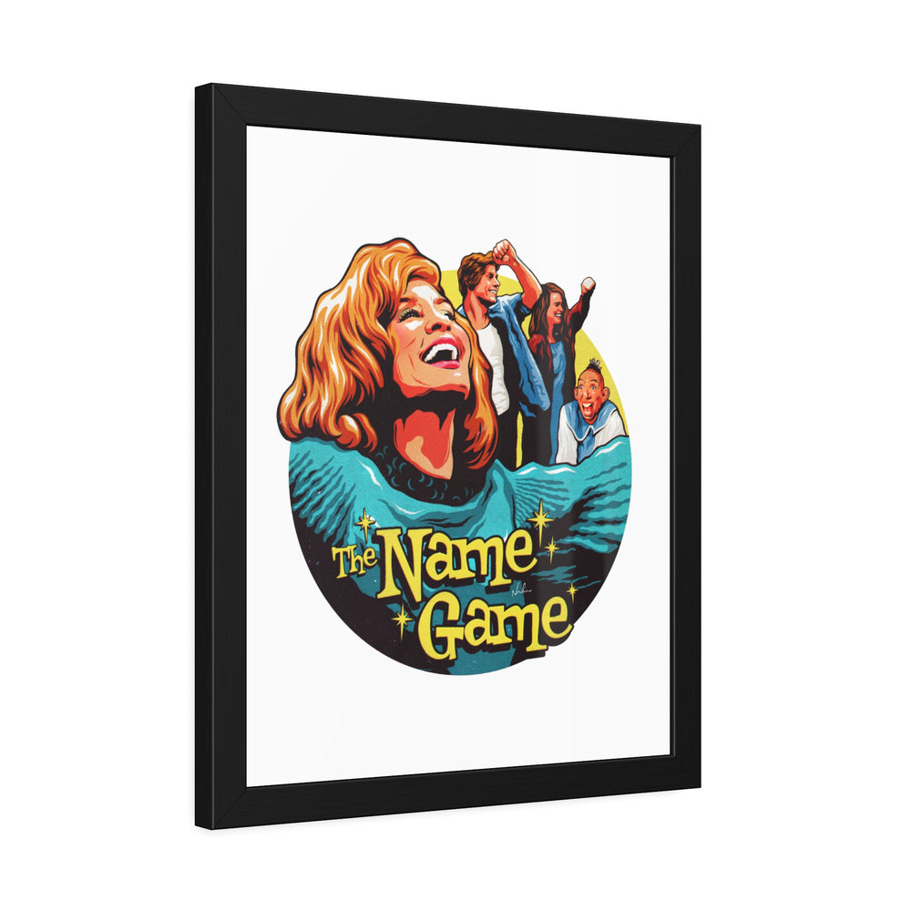 The Name Game - Framed Paper Posters