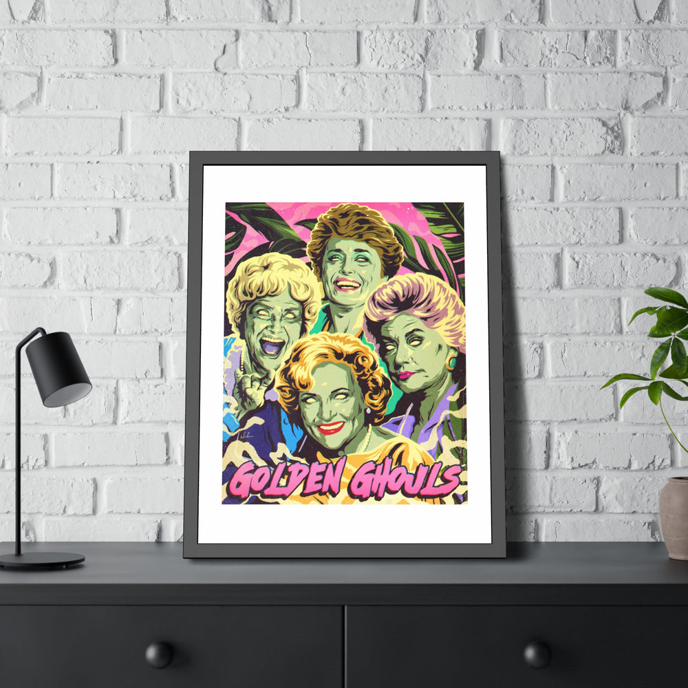 GOLDEN GHOULS - Framed Paper Posters