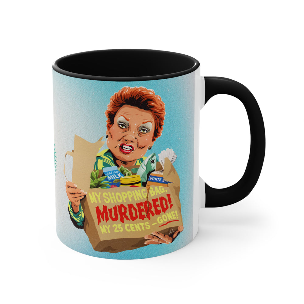 My Shopping Bag, Murdered! [Australian-Printed] - 11oz Accent Mug