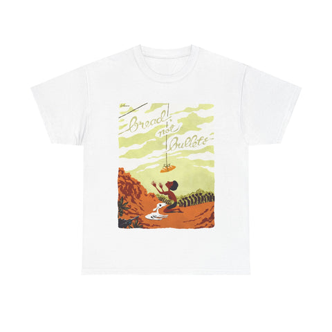 BREAD, NOT BULLETS [Australian-Printed] - Unisex Heavy Cotton Tee
