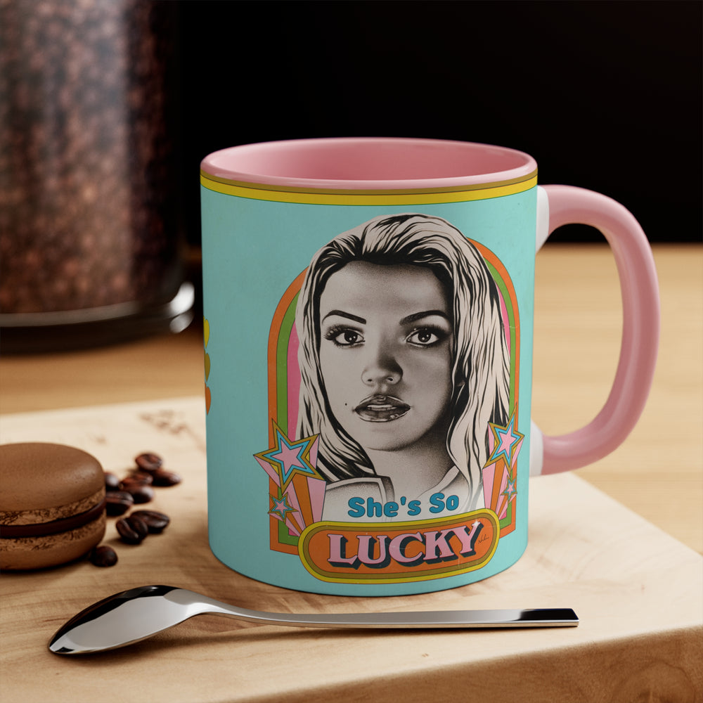 She's So Lucky - 11oz Accent Mug (Australian Printed)