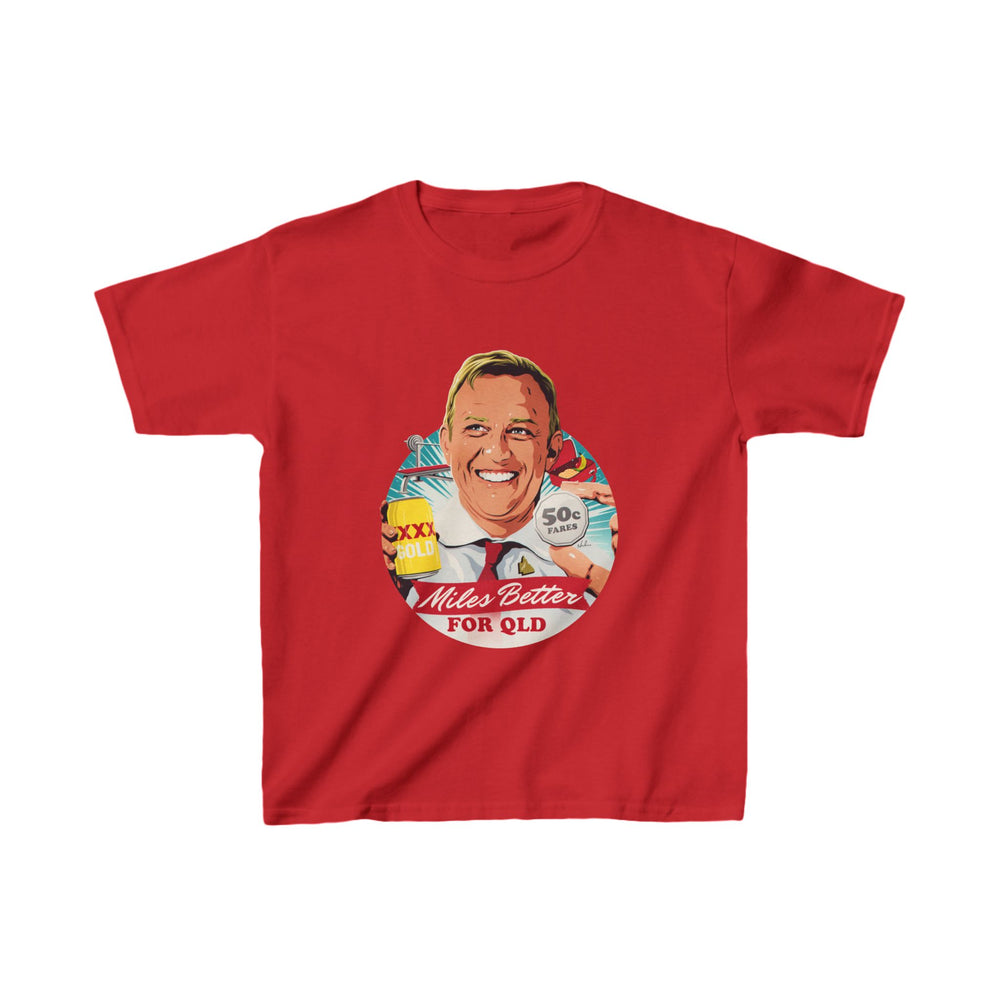 Miles Better For QLD [AU-Printed] - Kids Heavy Cotton™ Tee