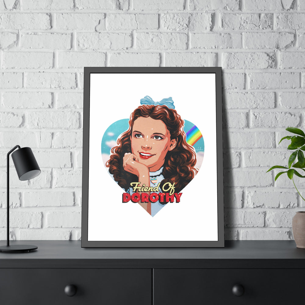 FRIEND OF DOROTHY [Coloured-BG] - Framed Paper Posters